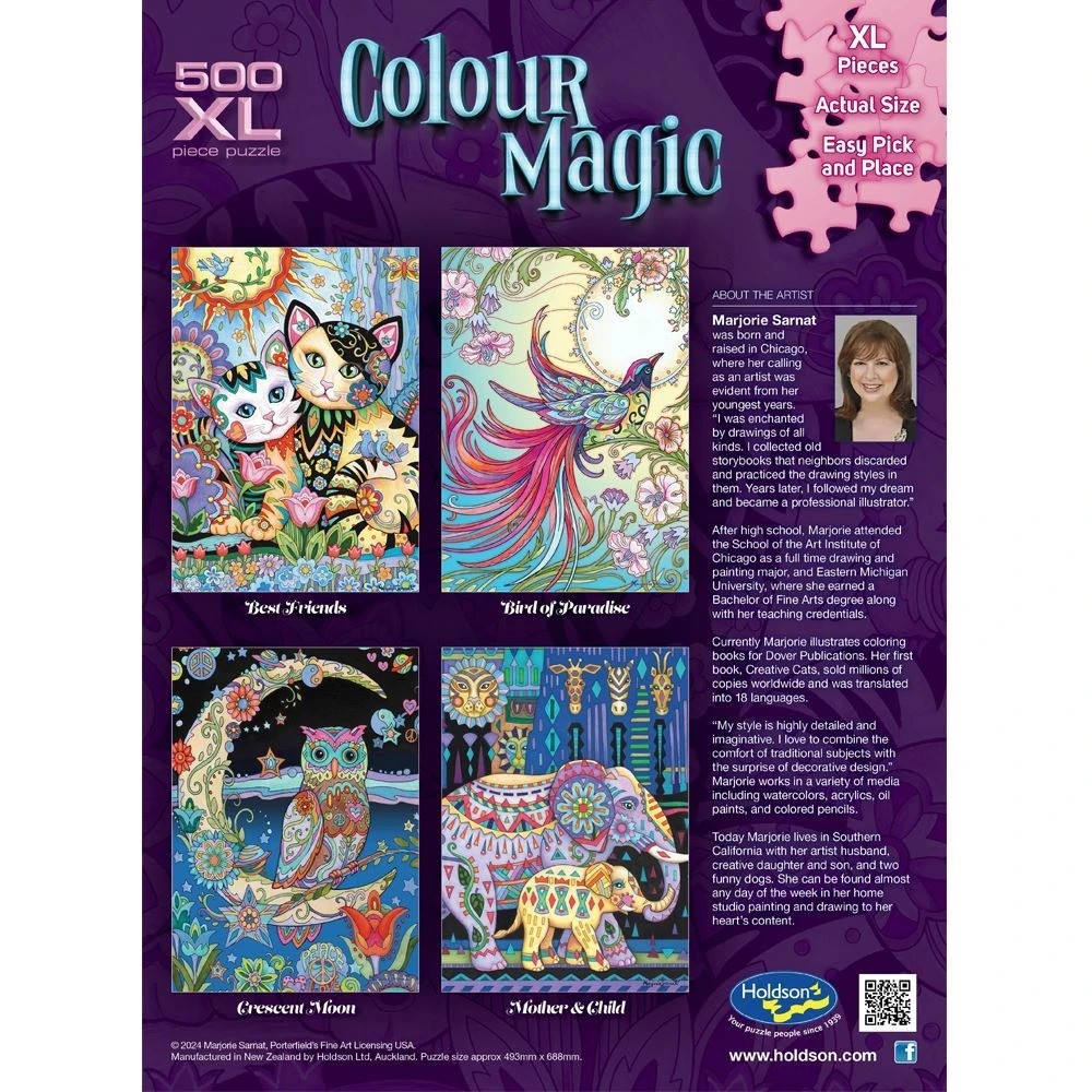 Holdson - Colour Magic Best Frnds 500Pxl - Jigsaw Puzzle