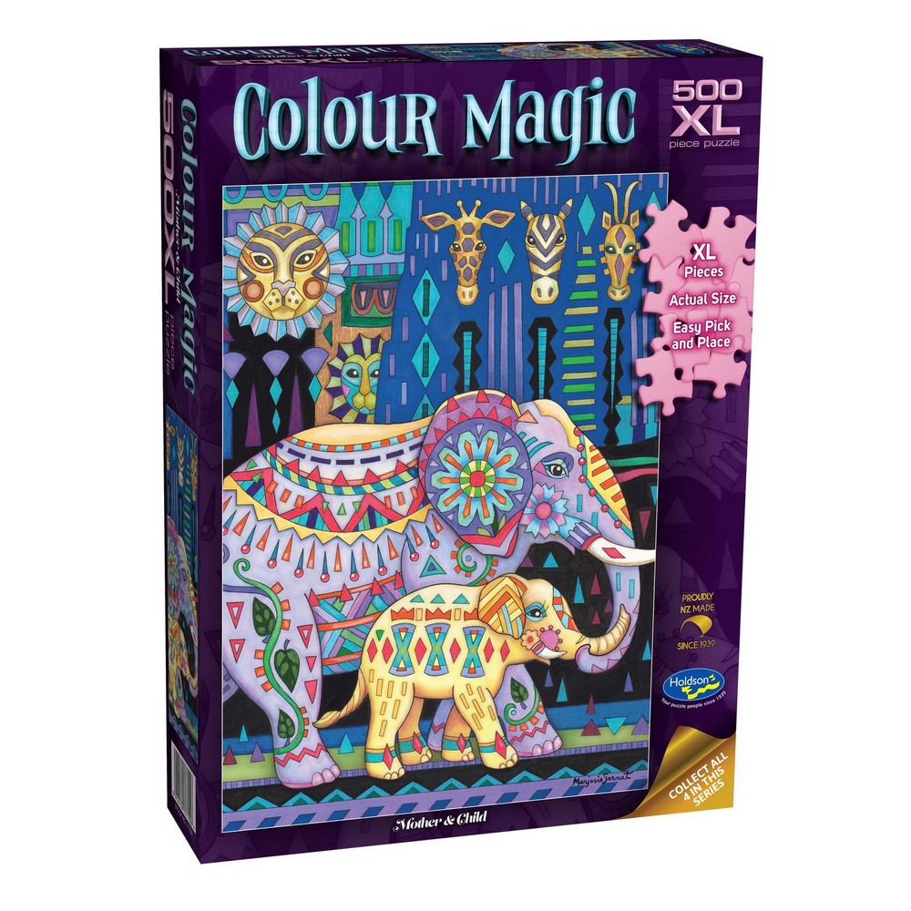 Holdson - Colour Magic Mother &;;500Pcxl - Jigsaw Puzzle