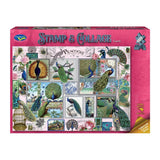 Puzzle - Holdson - Stamp & Collage Peacocks 1000