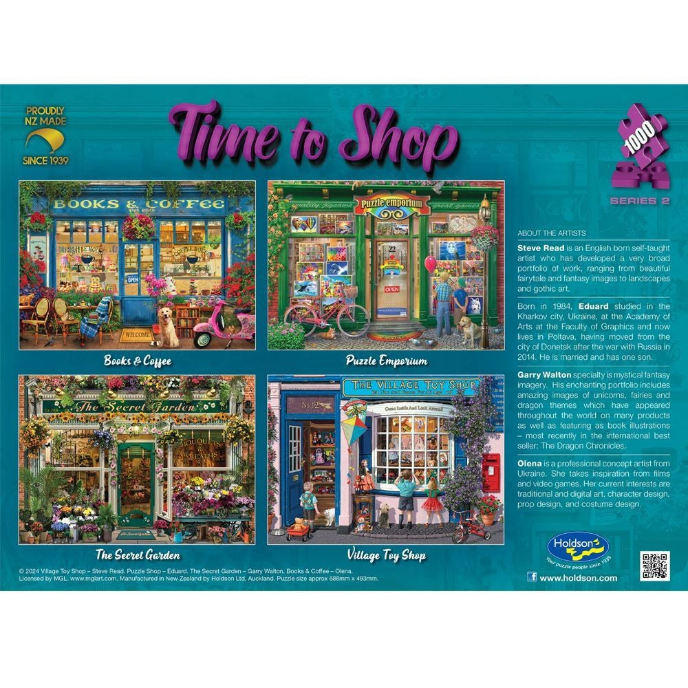 Puzzle - Holdson - Time To Shop 2 Village Toyshop