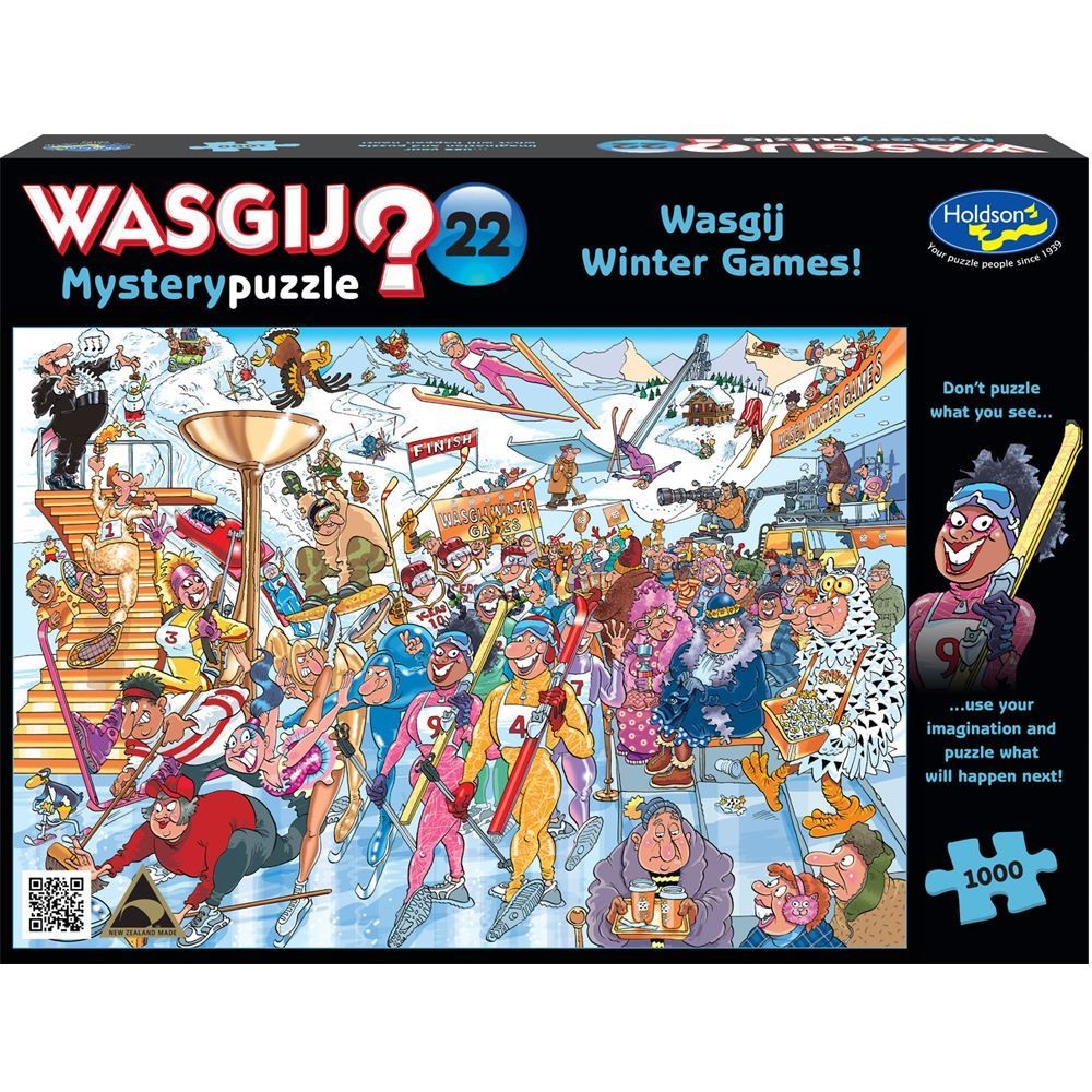 Puzzle - Holdson - Wasgij? - Mystery - #22 - Winter Game 1000pc