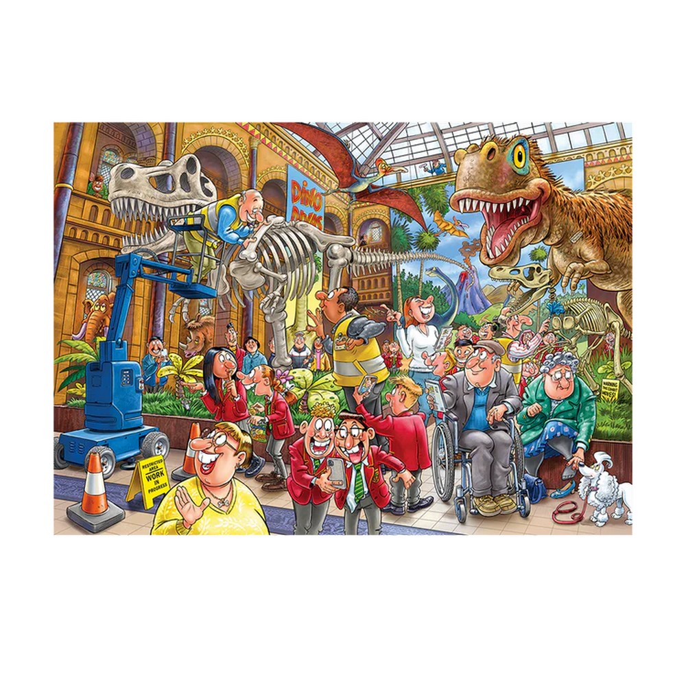 Holdson - Wasgij? - Mystery - #24 - Blight at the Museum 1000 Piece - Jigsaw