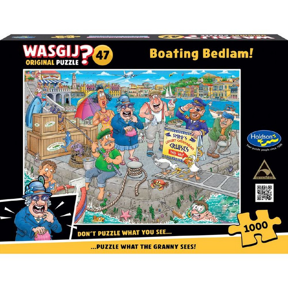 Puzzle - Holdson - Wasgij? - Original - #47 - Boating Bedlam! 1000pc