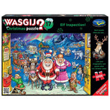 Wasgij? Christmas #17 Elf Inspection Holdson 1000pc Jigsaw Puzzle