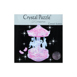 3D Pink Carousel Crystal Puzzl - Jigsaw Puzzle