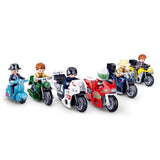 Town Motorcycles Display Of 12