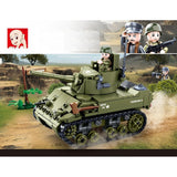 Ww2 M5 Light Tank 344Pcs