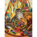 Puzzle - Sunsout - Kitten And Wool 1000Pc