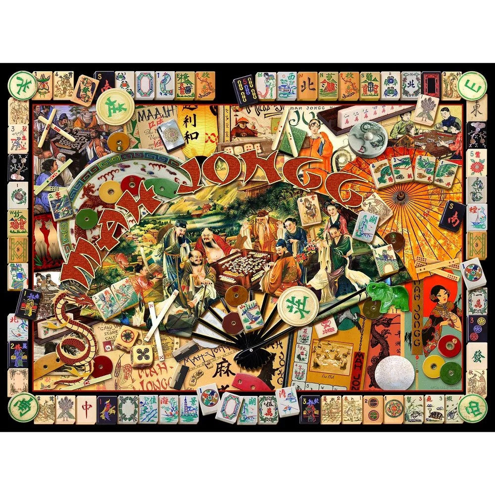 Puzzle - Sunsout - Mah Jongg Masters 1000Pc