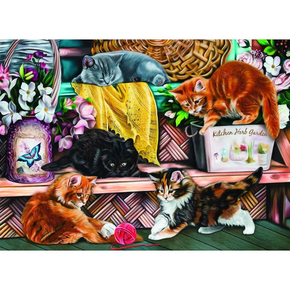 Puzzle - Sunsout - Playful Kittens 1000Pc