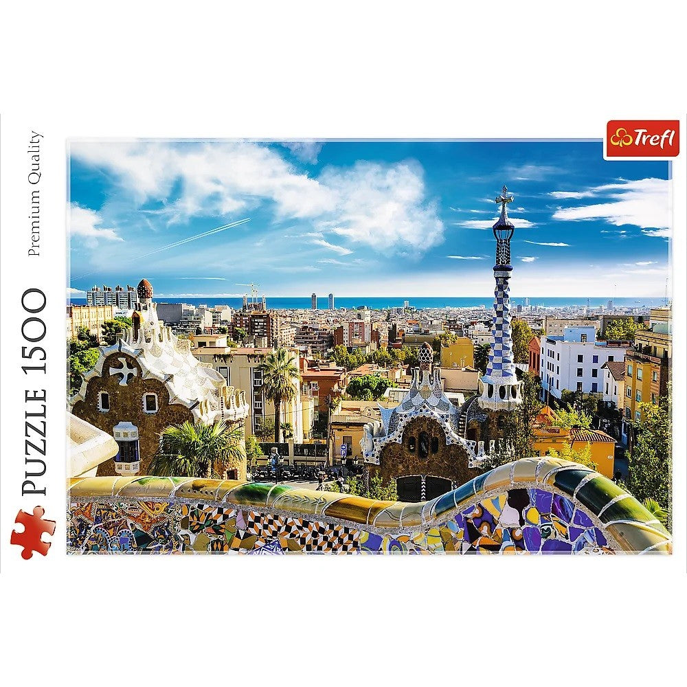Puzzle - Trefl Park - Park Guell; Barcelona 1500Pc