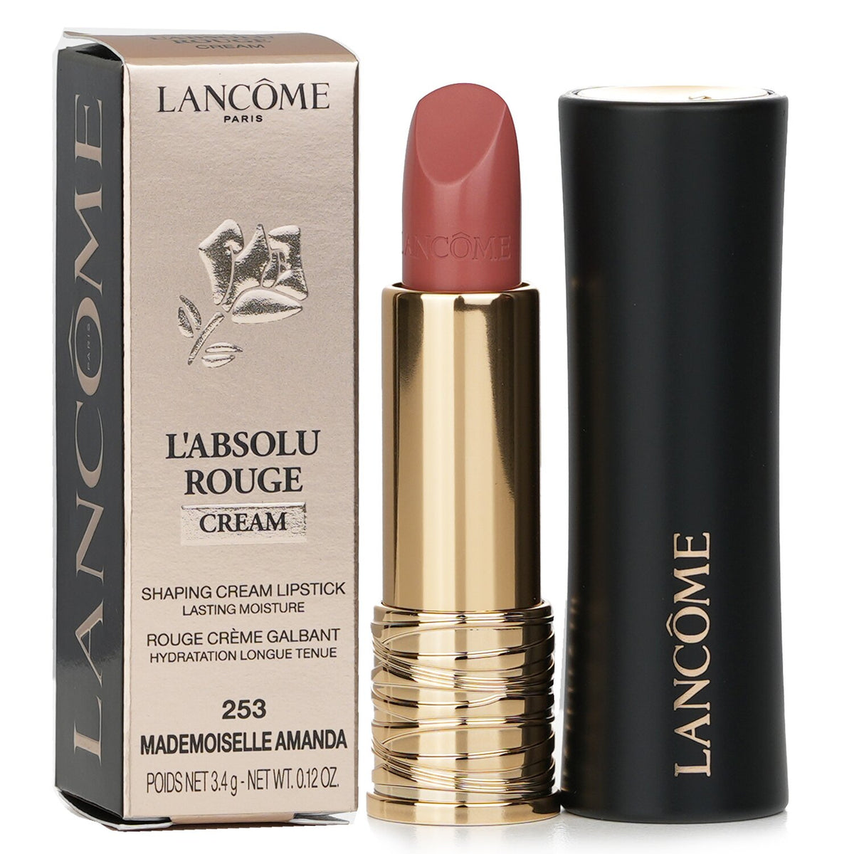 Lancome - L'Absolu Rouge Cream Lipstick - # 253 Mademoiselle Amanda  - 3.4g/0.12