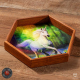 Q Workshop - Anne Stokes Dice Tray: Chase The Rainbow