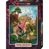 Puzzle - Heye - Sanchez; Fauna Fantasies, Giraffolove 1000pc