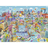 Puzzle - Heye - Triangular Box - Vidak; Good Old Europe 1500pc