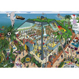 Puzzle - Heye - Triangular Box - Herold; Beauty Centre 1000pc