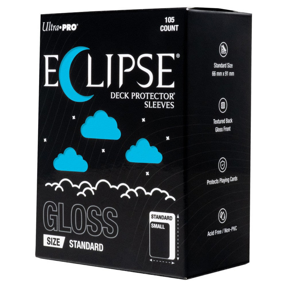 Ultra Pro: UP16703 ECLIPSE Gloss Standard DECK PROTECTOR Sleeves: Sky Blue