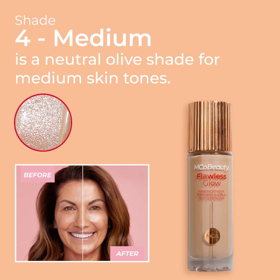 Mcobeauty Flawless Glow Foundation 4 Medium