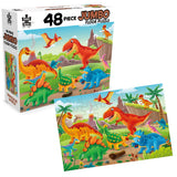 Puzzle - BMS - Dinosaur World Jumbo Floor Puzzle