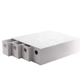 Dragon Shield: Fortress Card Drawers  - Horizontal: Size 4  - White