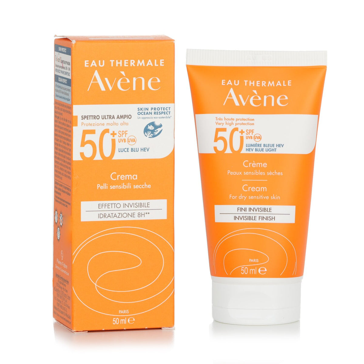 Avene - Very High Protection Cream SPF50+ - For Dry Sensitive Skin  - 50ml/1.7oz