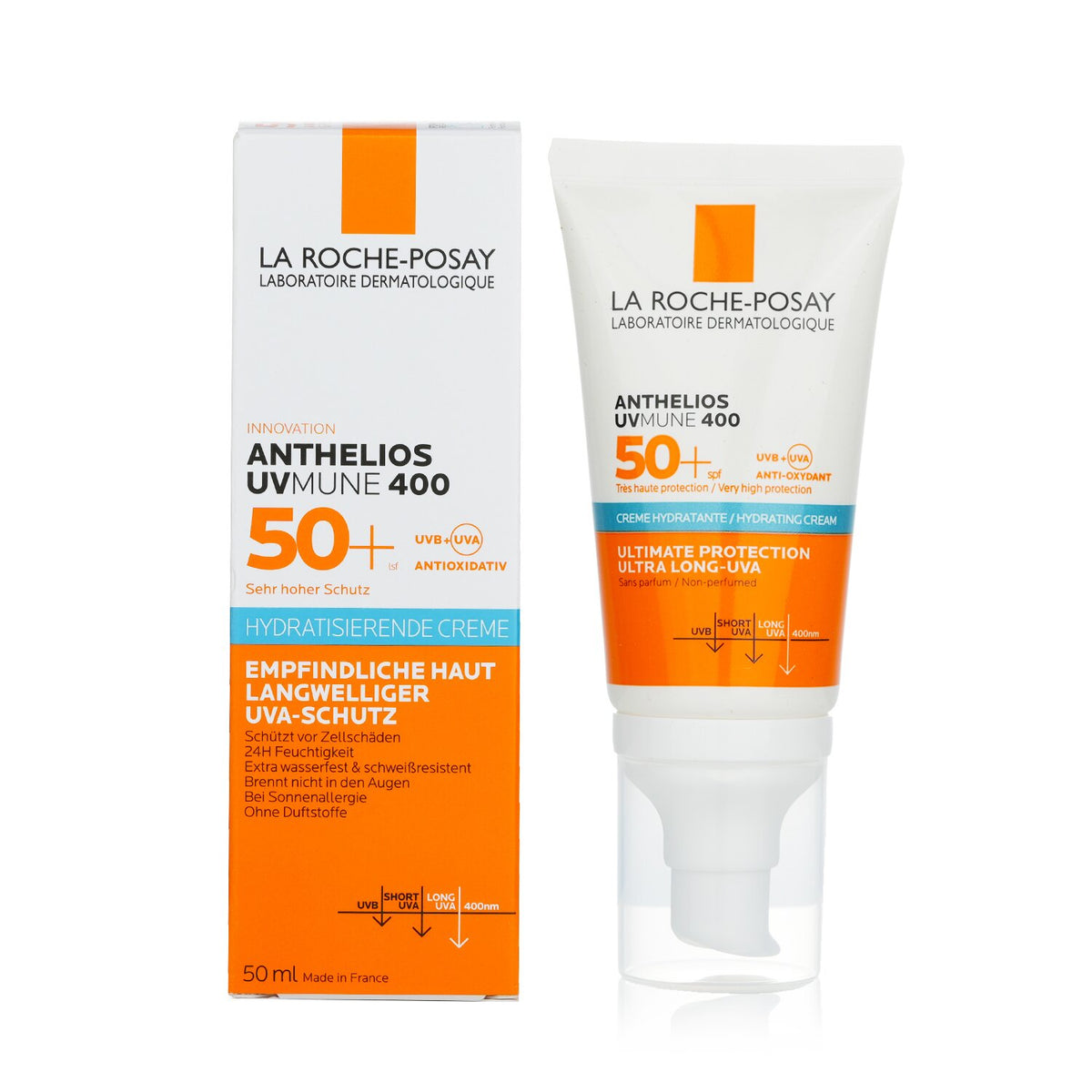 La Roche Posay - Anthelios UVmune 400 Hydrating Cream SPF50  - 50ml/1.69oz