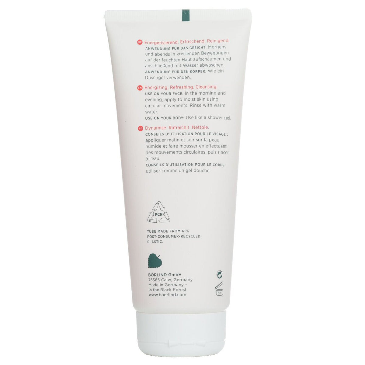 Annemarie Borlind - Men System Energy Boost 2-in-1 Cleanser Face & Body  - 200ml