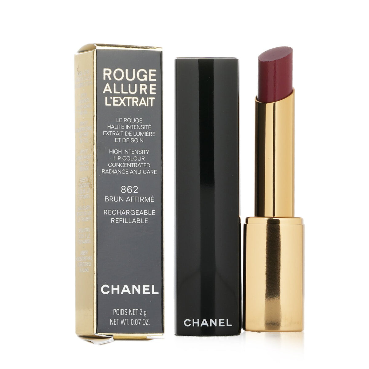 Chanel - Rouge Allure Lďż˝extrait Lipstick - # 862 Brun Affirme  - 2g/0.07oz
