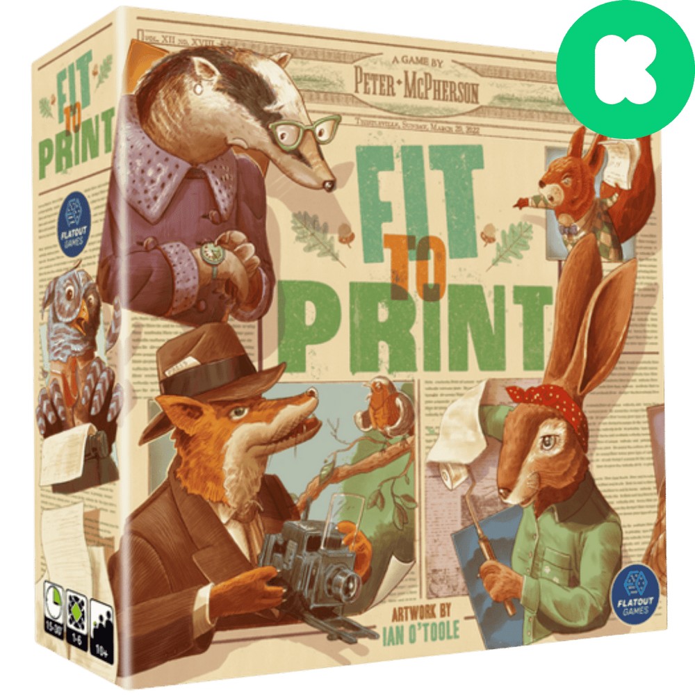 Fit to Print - Kickstarter Edition - Board Game