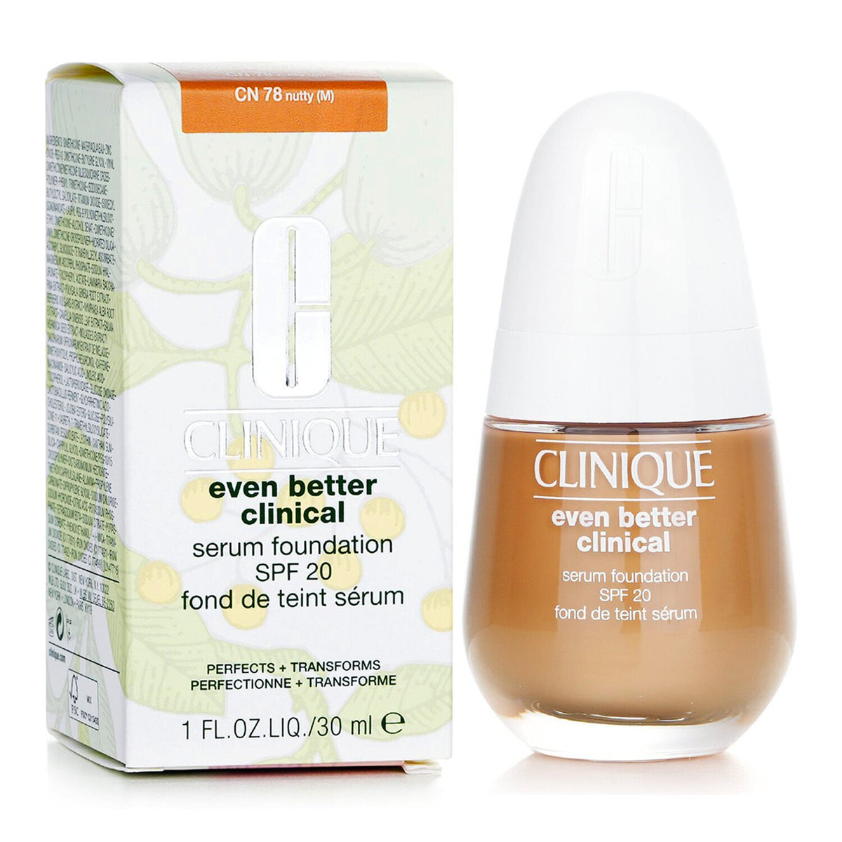 Clinique - Even Better Clinical Serum Foundation SPF 20 - # CN 78 Nutty  - 30ml/