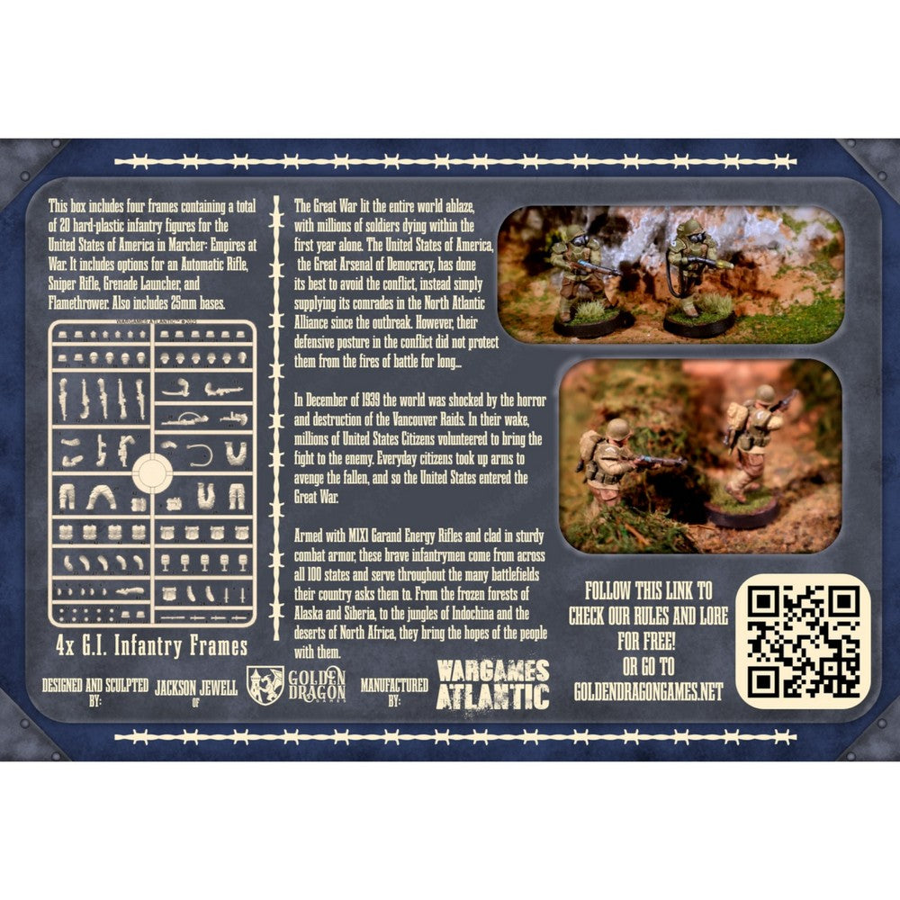 Wargames Atlantic Marcher - United States Infantry