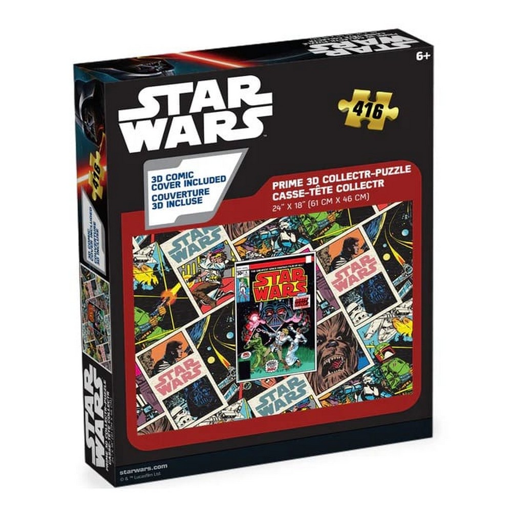 Prime 3D Star Wars Battle With Darth Vader Comic 416 Piece Puzzle