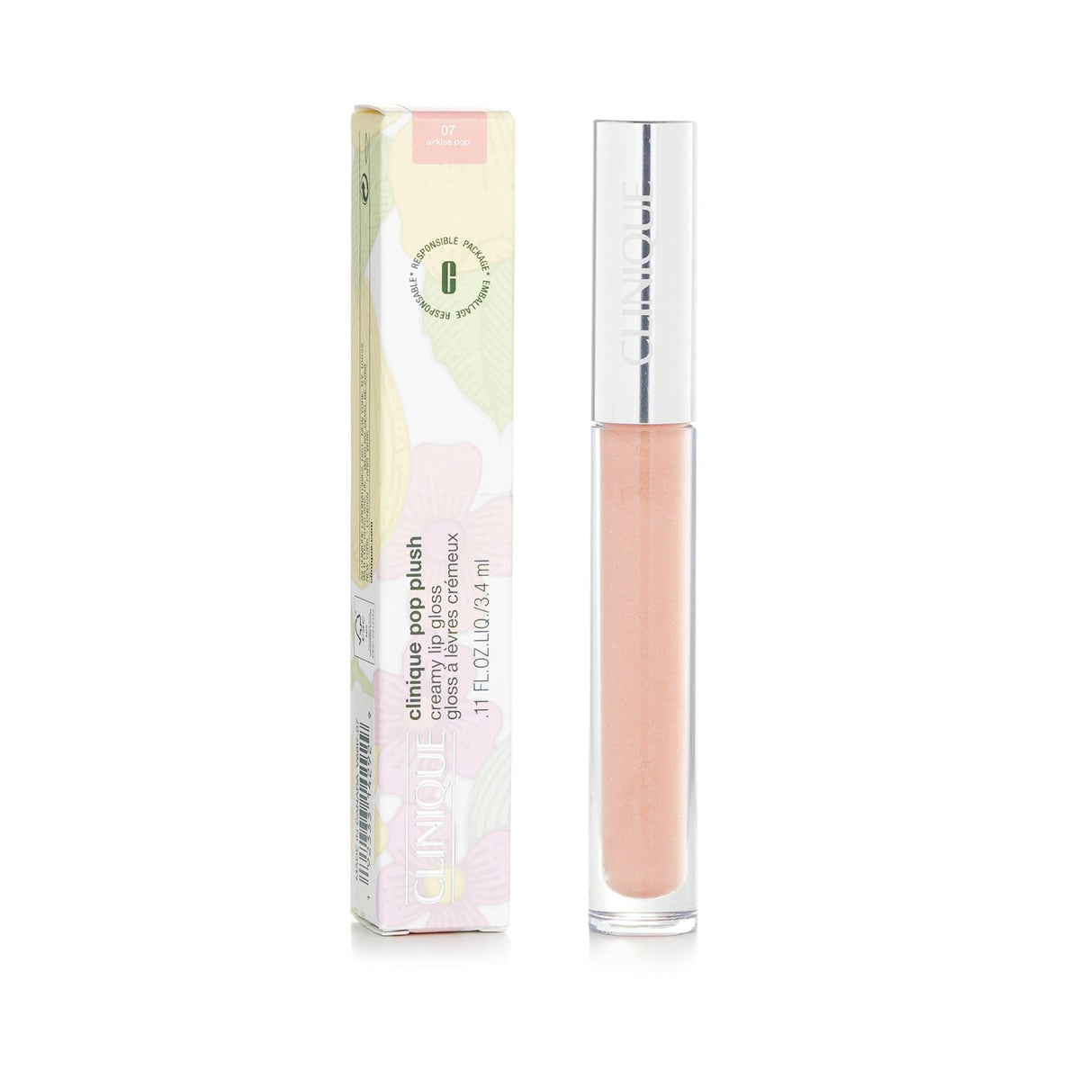 Clinique - Pop Plush Creamy Lip Gloss - # 07 Airkiss Pop  - 3.4ml/0.11oz
