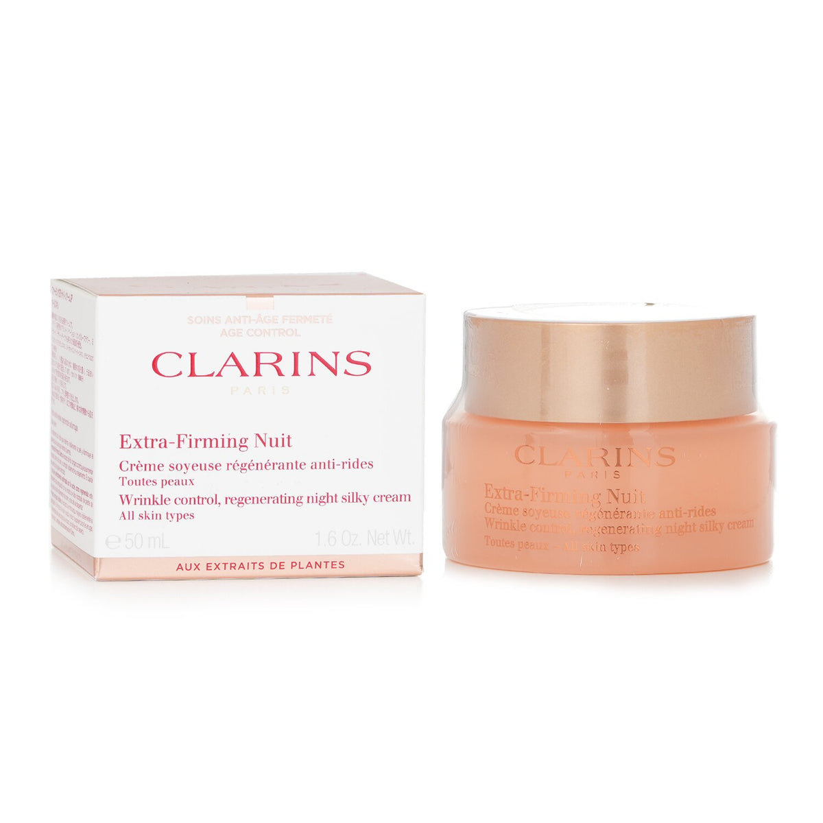Clarins - Extra Firming Nuit Wrinkle Control, Regenerating Night Silky Cream (Al