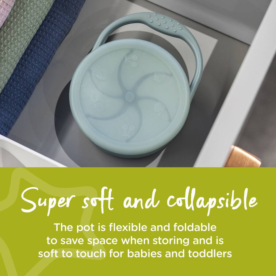 Tommee Tippee Snack Pot Silicone Collapsible