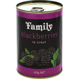Family Blackberries In Syrup 415g