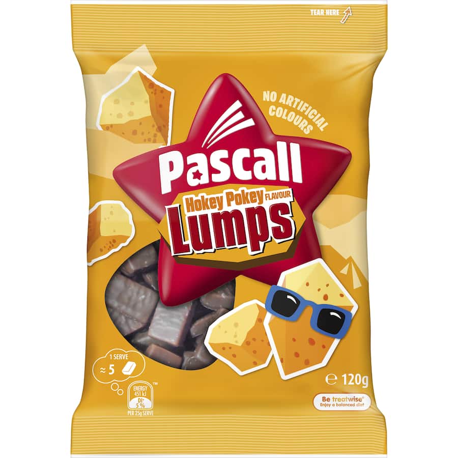 Pascall Chocolate Hokey Pokey Lumps - 120g