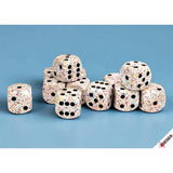CHX 25721 Speckled Birthday 16mm d6 Dice Block (12 dice) - RPG Book