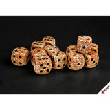 CHX 25733 Speckled Rust 16mm d6 Dice Block (12 dice) - RPG Book