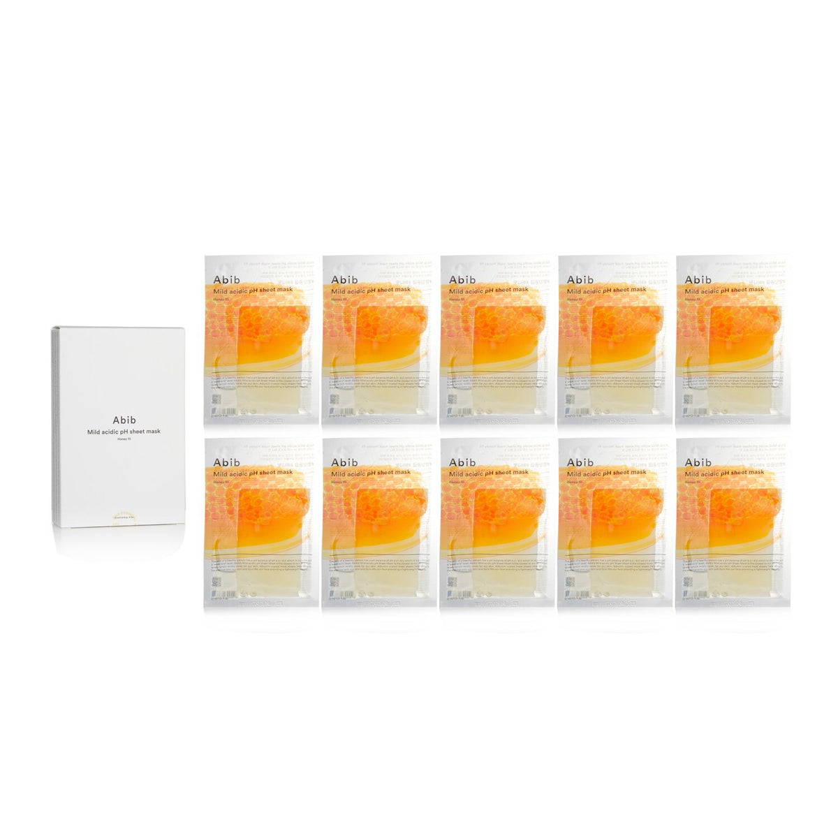 Abib - Mild Acidic PH Sheet Mask - Honey Fit  - 30mlx10pcs