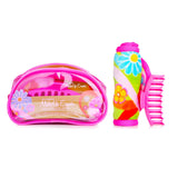 MakeUp Eraser - Flowerbomb Set (1x MakeUp Eraser Cloth + 1x Hair Claw Clip + 1x