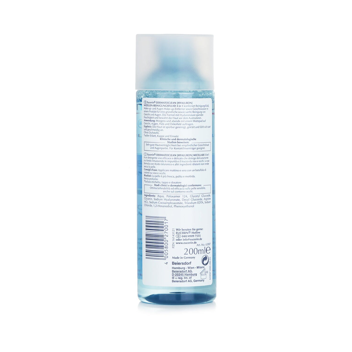 Eucerin - DermatoClean Acqua Micellare 3 in 1  - 200ml