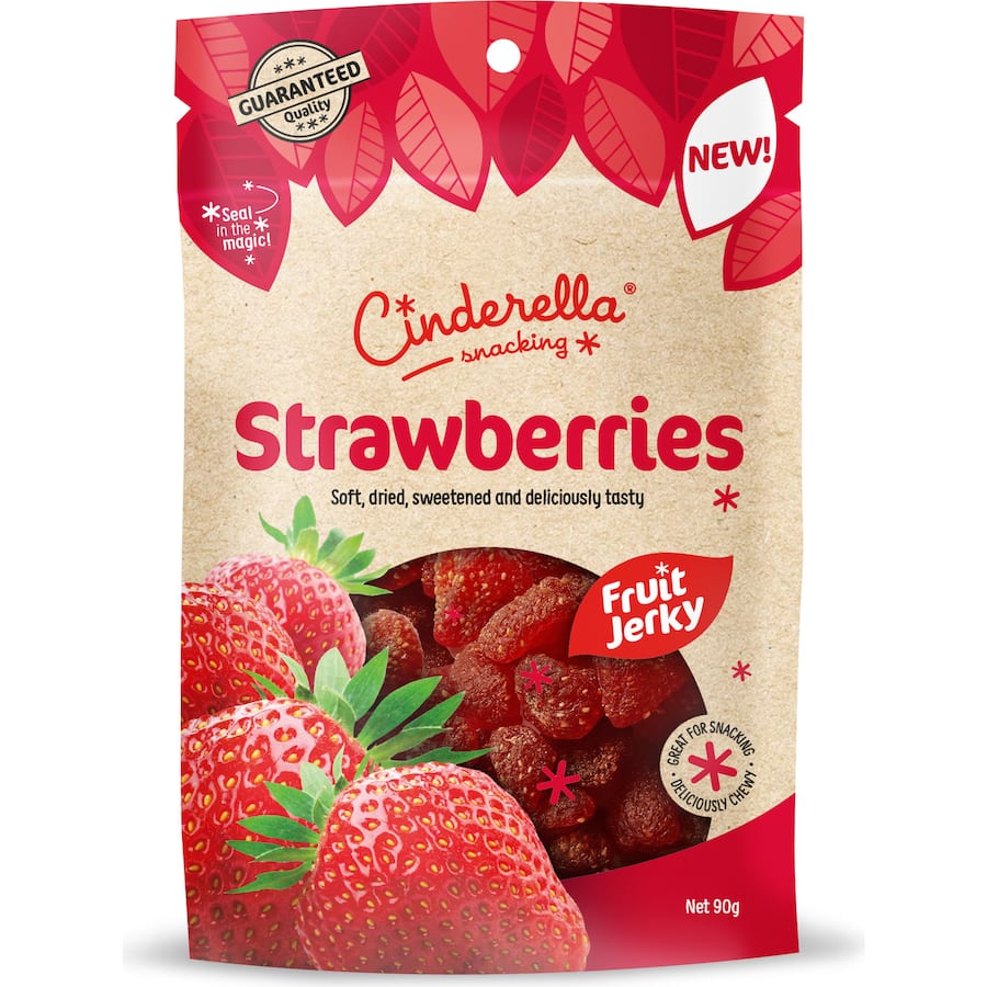 Cinderella Dried Strawberries  90g