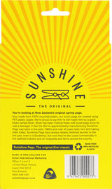 Sunshine Pegs - Spring Plastic (48 Per Pack)