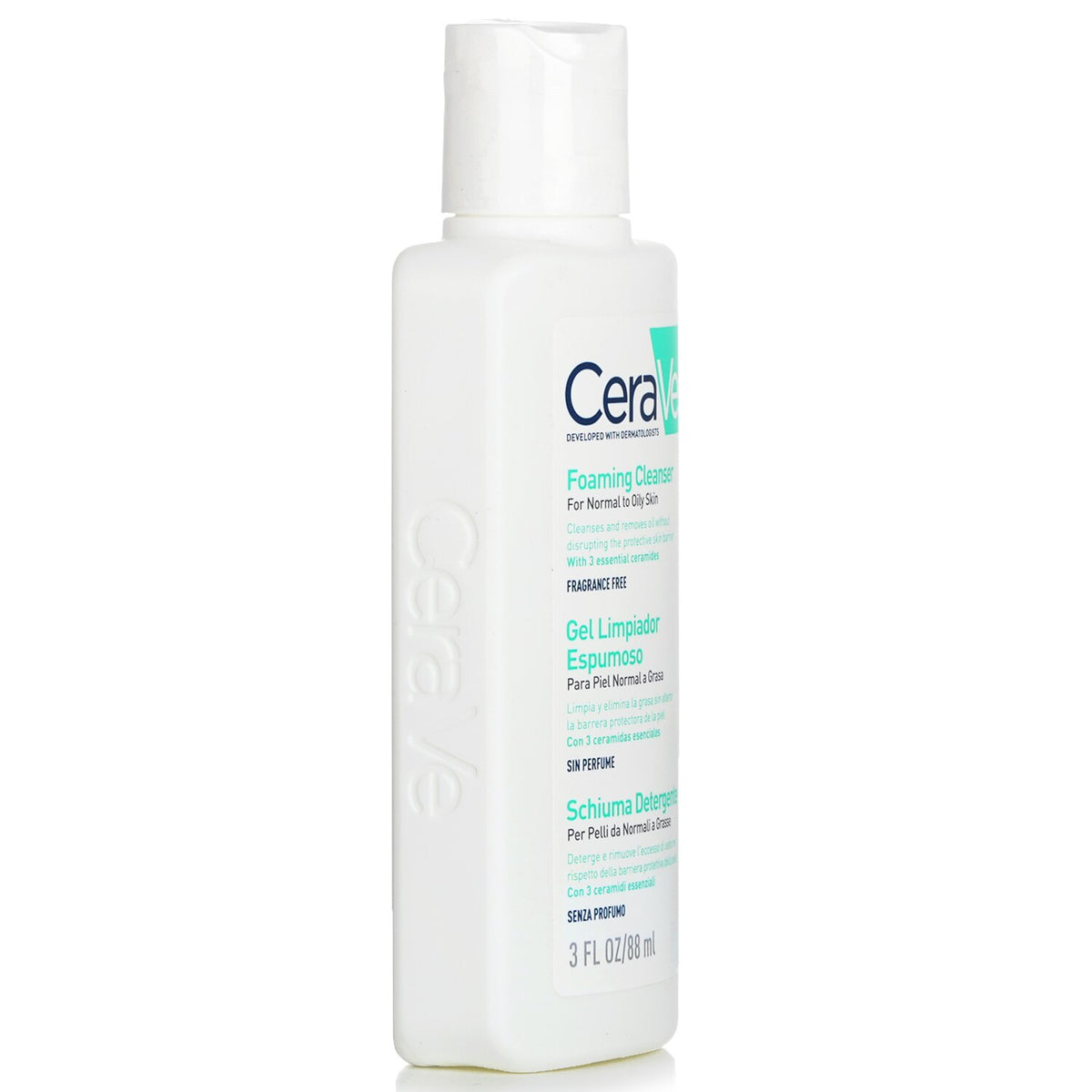 CeraVe - Foaming Cleanser For Normal To Oily Skin  - 88ml/3oz