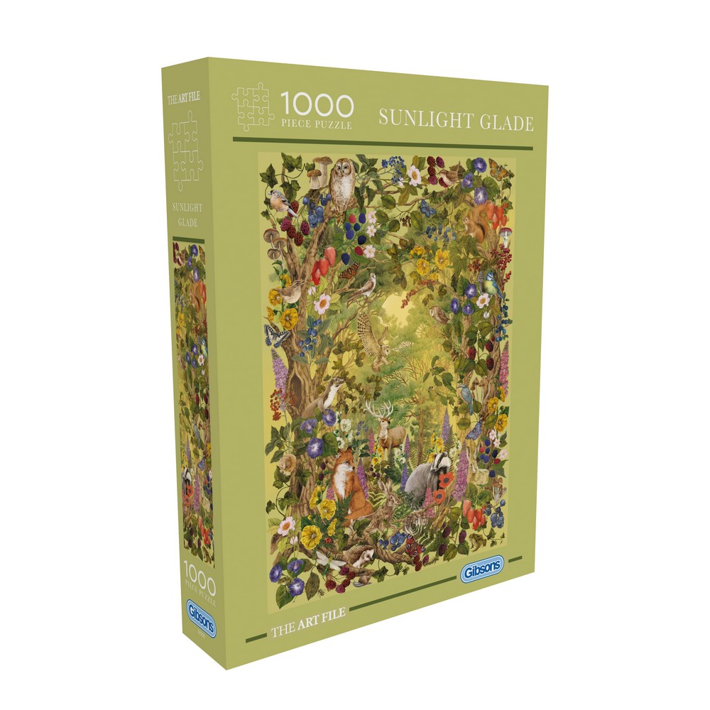 Gibsons - The Art File: Sunlight Glade (1000) - Jigsaw Puzzle