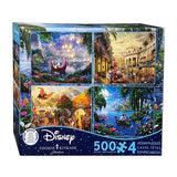 Puzzle - Ceaco - Kinkade Disney 500Pc 4-In-1 #4