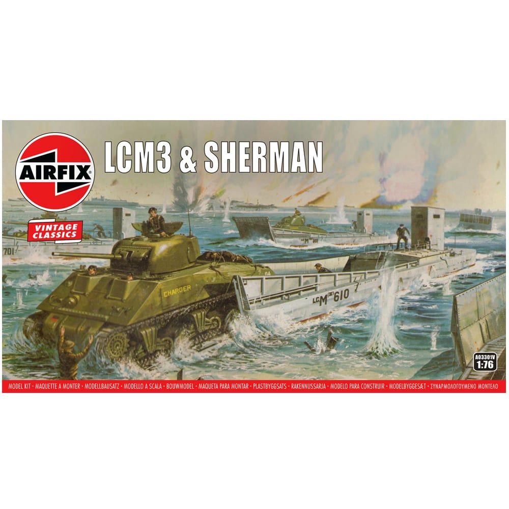 Airfix - LCM3 & Sherman (1: 76)