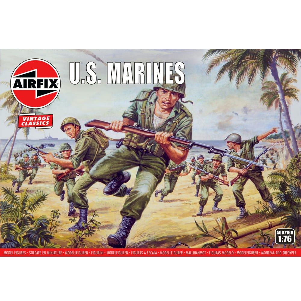 Airfix - WWII U.S. Marines (1: 76) - Miniature Figure