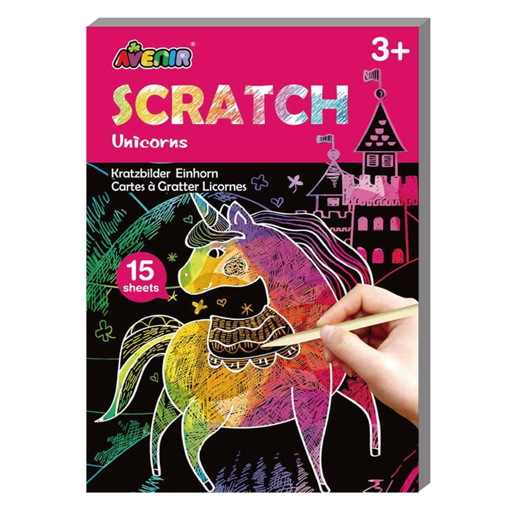 Small Scratch Book Unicorns Avenir